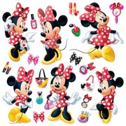 Samolepiaca dekorácia Minnie Mouse, 30 x 30 cm