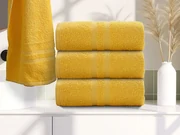 Uterák BASIC DUAL 50 x 100 cm žltý, 100% bavlna