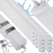 8x LED dielenská lampa 70W 150cm 7000lm 230v