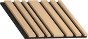 Acoustic Line Akustický obkladový panel, lamelové drevo, 300 × 300 × 28 mm, dub