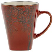 Červený hrnček z kameniny 350 ml Hela – Villa Collection