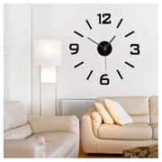 Nalepovacie nástenné hodiny z akrylu – moderné 3D plexi hodiny | SENTOP X0089