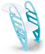 Dolu Schodíky so sedátkom k toalete, modrá