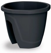 Kvetináč Nizza 30x30x24h 10lt Antracit Npa-30