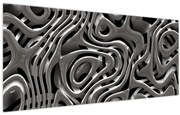 Obraz - Metalická abystrakcia (120x50 cm)