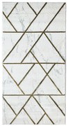 Koberec Frisee Diamond 2,0/2,9 A0052 biela/zlatá