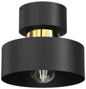 Stropné svietidlo MARTI 1xE27/15W/230V čierna/zlatá
