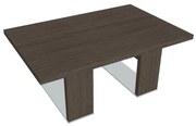 Konferenčný stolík Verno+ 120 x 80 cm, dub antracit