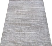 DY Béžový abstraktný koberec s linkami Enigma 05 Rozmer: 120x170 cm