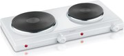 Severin DK 1042 - Dvojplatničkový varič 2500 W / 230 V, biela