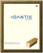 DANTIK rám na obraz 40x50 | Forgia Gold (Plexi Čiré)