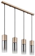 Globo 21000-4HCA - Závesný luster na lane ANNIKA 4xE27/25W/230V