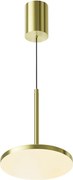 Maytoni P076PL-L12W3K-BS - LED Luster na lanku PLATO LED/12W/230V 3000K zlatá