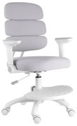 Detská rastúca stolička Neoseat KIDDY THREE — látka, sivá