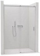 CERANO - Sprchové posuvné dvere Santoro Ľ/P - 8 mm - chróm, transparentné sklo - 160x195 cm, CER-CER-8050BD6962