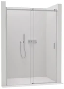 CERANO - Sprchové posuvné dvere Santoro Ľ/P - 8 mm - chróm, transparentné sklo - 160x195 cm, CER-CER-8050BD6962
