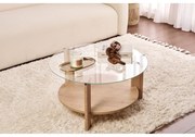 Konferenčný stôl Clara - Sapphire Oak, Transparent