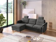XXXLutz ROHOVÁ SEDAČKA, textil, čierna Sit & More - Sedačky - 000144019719