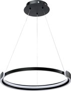 Toolight Toolight, LED stropné svietidlo 50cm, 48W, 4000K, 2500lm, APP1927-CP, čierna, OSW-66067