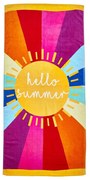 Bavlnená plážová osuška 76x160 cm Hello Summer – Catherine Lansfield