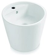 Bathco 4057 - Umývadlo na dosku FLORENCIA pr. 42 cm porcelán/biela