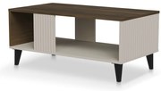 Konferenční stolek Random 92 cm kašmír/ořech
