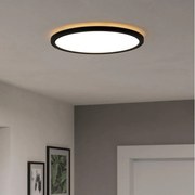 Eglo 901454-LED St. kúpeľ. svietidlo ROVITO-R 18,5W/230V pr.38,9cm IP44 černá+DO