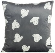 DETSKÁ DEKORAČNÁ OBLIEČKA NA VANKÚŠ KIDS 1C 45X45 CM SIVÁ