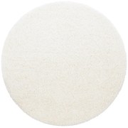 Ayyildiz, Kusový koberec Life Shaggy 1500 cream kruh, 80x80 (priemer) kruh, biela, obývacia izba