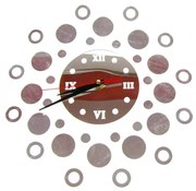 Nalepovacie nástenné hodiny Circles 7A7, 30cm