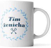 Sablio Hrnček Tím ženícha kľúče - 200 ml - espresso