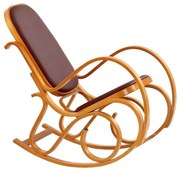 Hojdacie kreslo MAX BIS 95x52 cm hnedá