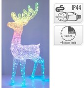 Vianočný sob s LED 120 cm