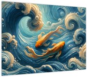 Obraz - Zlaté rybky (70x50 cm)