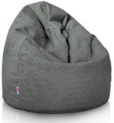 Sedací vak Bag Sako L Boucle Farba: Sivý