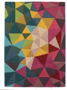 Flair Rugs, Ručne všívaný kusový koberec Illusion Falmouth Multi, 120x170, viacfarebná, obývacia izba
