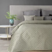 Dekorstudio Zamatový prehoz na posteľ DIMON v striebornej farbe Rozmer prehozu (šírka x dĺžka): 70x160cm