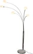 XXXLutz OBLÚKOVÁ LAMPA, 122/210/38 cm P & B - Online Only bytové doplnky - 001769024001