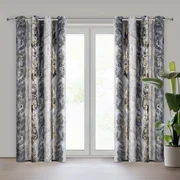 ZATEMŇOVACÍ ZÁVES NA KRÚŽKOCH SOFI 135X250 CM VZOROVANÁ