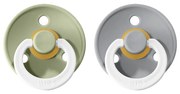BIBS Colour cumlíky, kaučuk NOČNÉ 2ks - veľkosť 2 - Sage Cloud