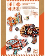 Djeco DIY Vyrob si sám: Mozaika Gumipušky na žetóny Kosmik