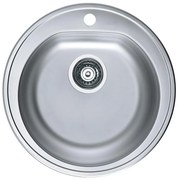 ALVEUS 1116756 - Kuchynský drez FORM pr. 51 cm matná oceľ/satin, hĺbka 18,5 cm