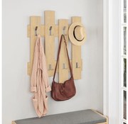 Nástenný vešiak WAVE 81x64 cm béžová