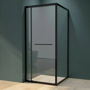 Firenze Sprchový kút Black 6mm 70cm