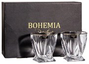 BOHEMIA PRESTIGE QUADRO PLATIN POHÁR SADA 6 KS