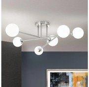 Orion DL 7-786/6 - Prisadený luster SNOWWHITE 6xG9/20W/230V pr. 84 cm matný chróm