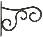 Kovový držiak na kvetináč Irma, 18,5x21 cm, čierna