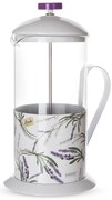 Sklenená kanvica so sitkom LAVENDER 1 l