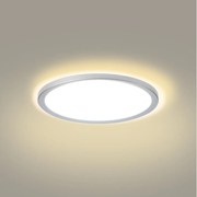 Brilagi - LED kúpeľňové stropné svietidlo ULTRA SLIM LED/18W/230V pr. 30 cm strieborné IP54