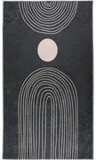 Antracitovosivý umývateľný koberec 80x150 cm – Vitaus